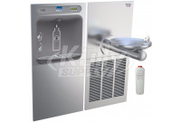 Elkay EZH2O LZWS-SFGRN8K w/LRPBGRNM8K Bottle Filling Station