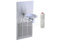 Elkay LRPBMV8K Filtered In-Wall Drinking Fountain with Vandal-Resistant Bubbler