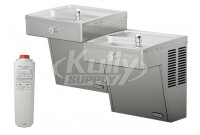 Elkay LVRCTL8SC Filtered Vandal-Resistant Dual Drinking Fountain