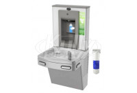 Oasis PGF8SBF Filtered Stainless Steel Drinking Fountain with Manual Bottle Filler