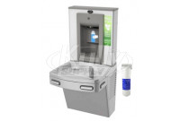 Oasis PGF8EBF Filtered Stainless Steel Drinking Fountain with Bottle Filler