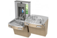 Oasis PG8SBFSL Dual Drinking Fountain with Manual Bottle Filler