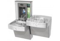 Oasis PGV8EBFSL Vandal-Resistant Dual Drinking Fountain with Bottle Filler