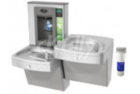 Oasis PGVF8EBFSL Filtered Vandal-Resistant Dual Drinking Fountain with Bottle Filler