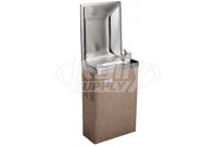 Oasis PLF14S Semi-Recessed Backsplash Drinking Fountain