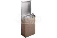 Oasis PLF8SM Semi-Recessed Backsplash Drinking Fountain