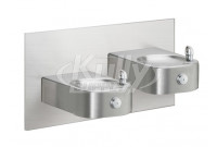 Elkay EHW217FPRAK Freeze Resistant, NON-REFRIGERATED Heavy Duty Vandal-Resistant In-Wall Dual Drinking Fountain