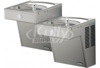 Elkay VRCTLDDSC NON-REFRIGERATED Vandal-Resistant Dual Drinking Fountain