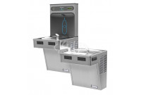 Halsey Taylor HydroBoost HTHB-HACDBL-WF-PV Filtered NON-REFRIGERATED Dual Drinking Foutnain with Bottle Filler