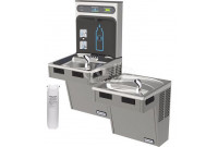 Hasley Taylor HydroBoost HTHB-HAC8BLPV-WF Filtered Dual Drinking Fountain with Bottle Filler