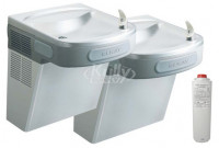 Elkay LZSTL8SC Filtered Stainless Steel Dual Drinking Fountain